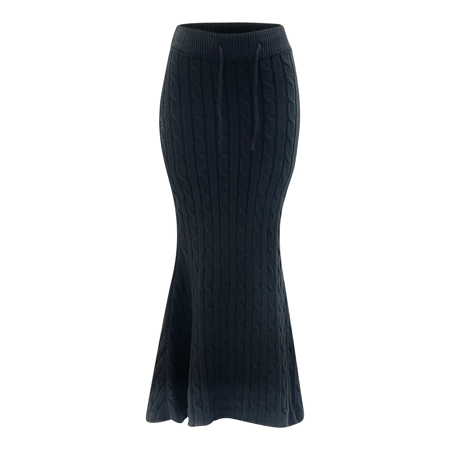 cable knit midi skirt (FINAL SALE)
