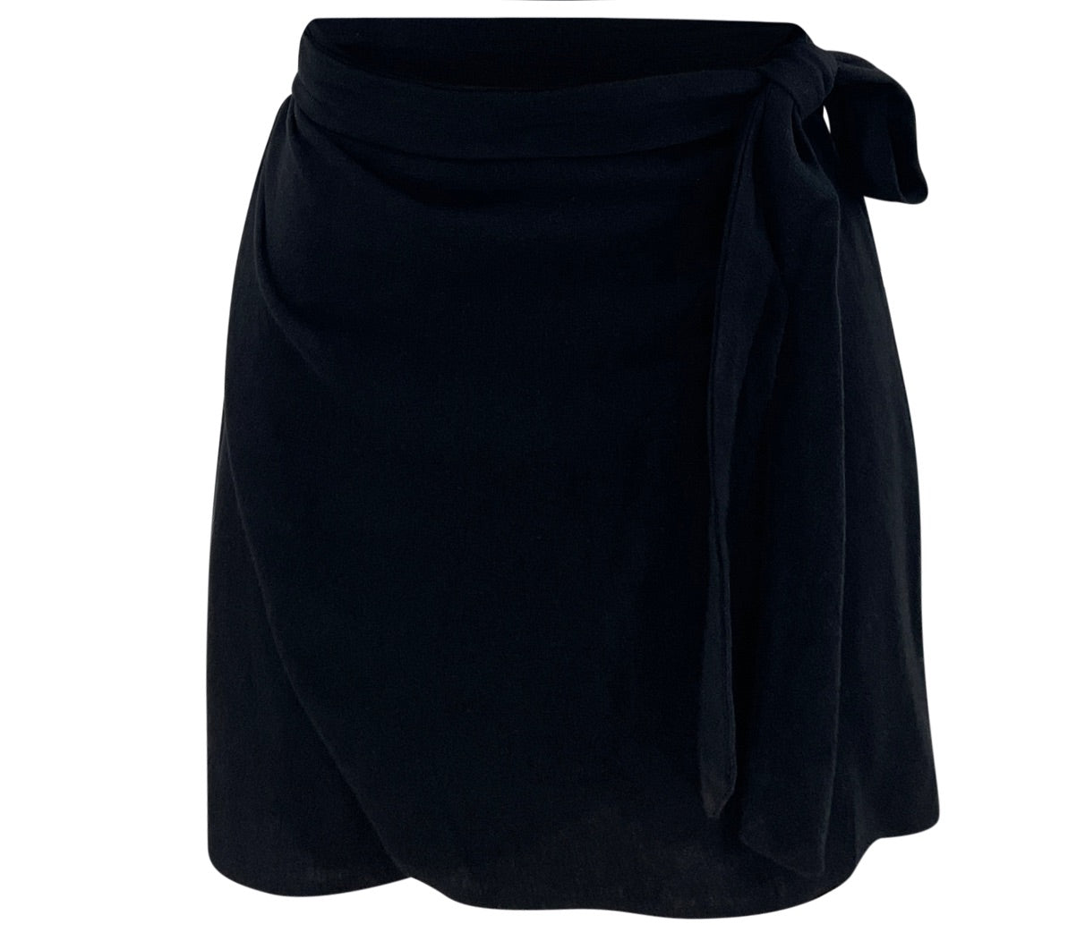 lyon linen wrap skirt