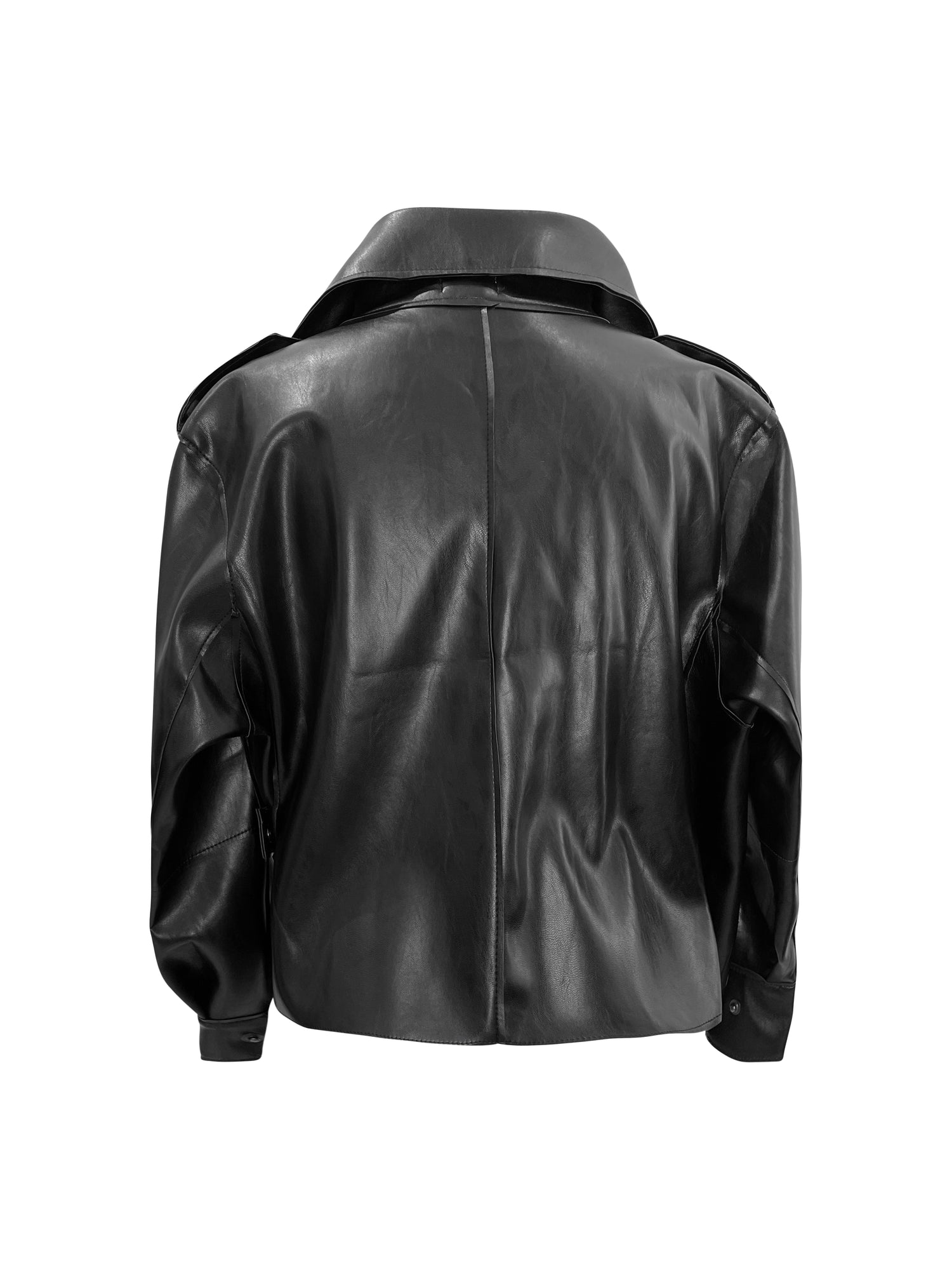 vegan leather jacket